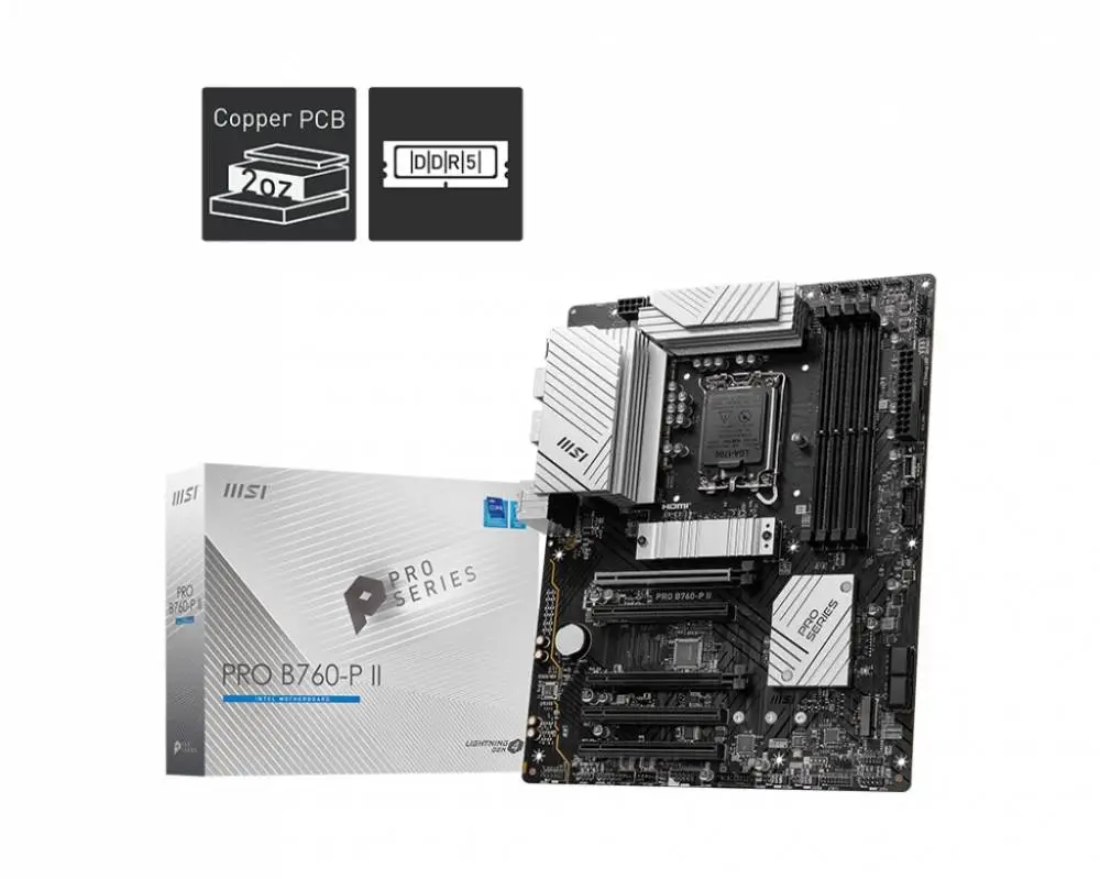 Дънна платка MSI PRO B760-P II DDR5