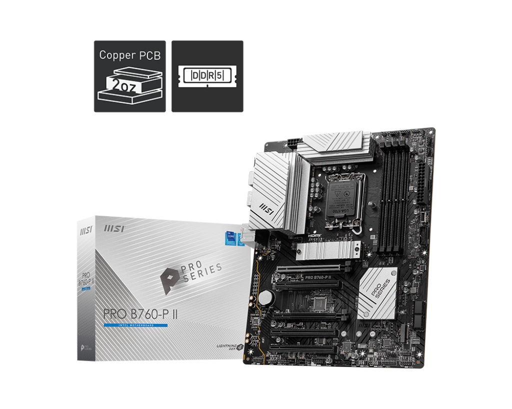 Дънна платка MSI PRO B760-P II DDR5