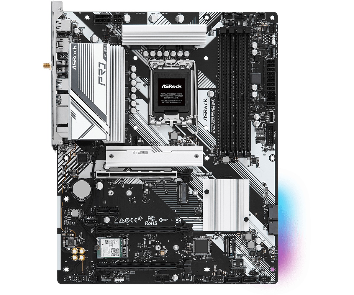Дънна платка Asrock B760 Pro RS/D4 WiFi
