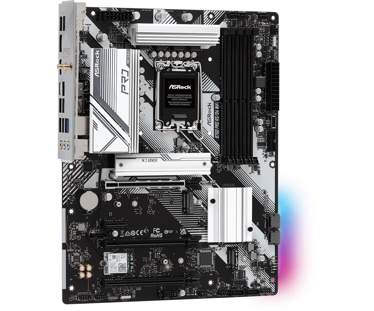 Дънна платка Asrock B760 Pro RS/D4 WiFi