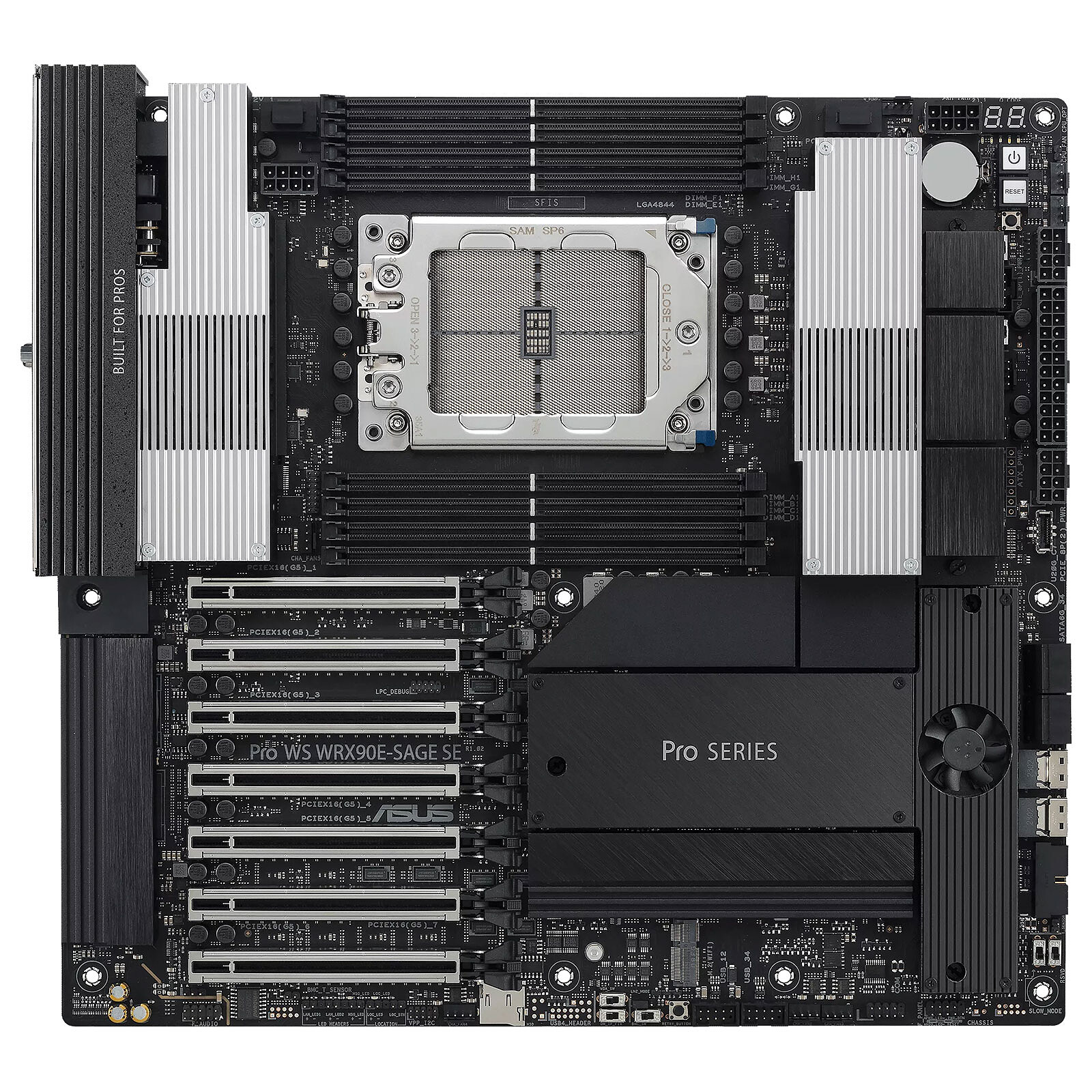 Дънна платка ASUS Pro WS WRX90E-SAGE SE sTR5 EEB - 90MB1FW0-M0EAY0