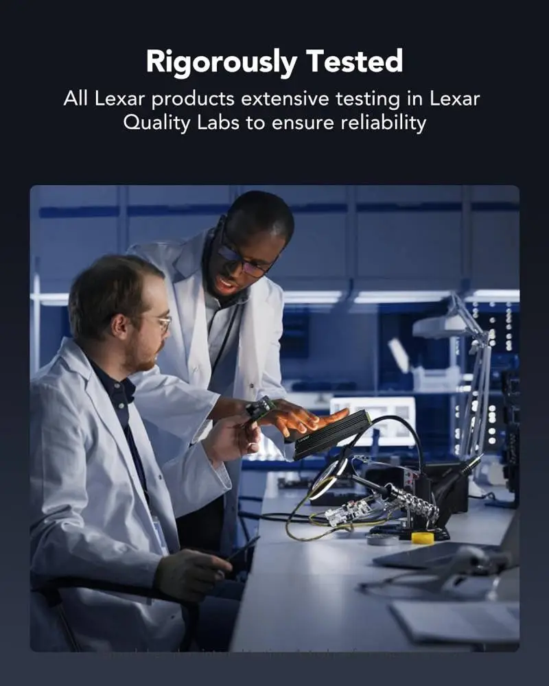 Диск SSD Lexar NM790 with Heatsink 4TB M.2 2280 NVMe PCIe Gen4x4 - LNM790X004T-RN9NG