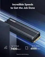 Диск SSD Lexar NM790 with Heatsink 4TB M.2 2280 NVMe PCIe Gen4x4 - LNM790X004T-RN9NG