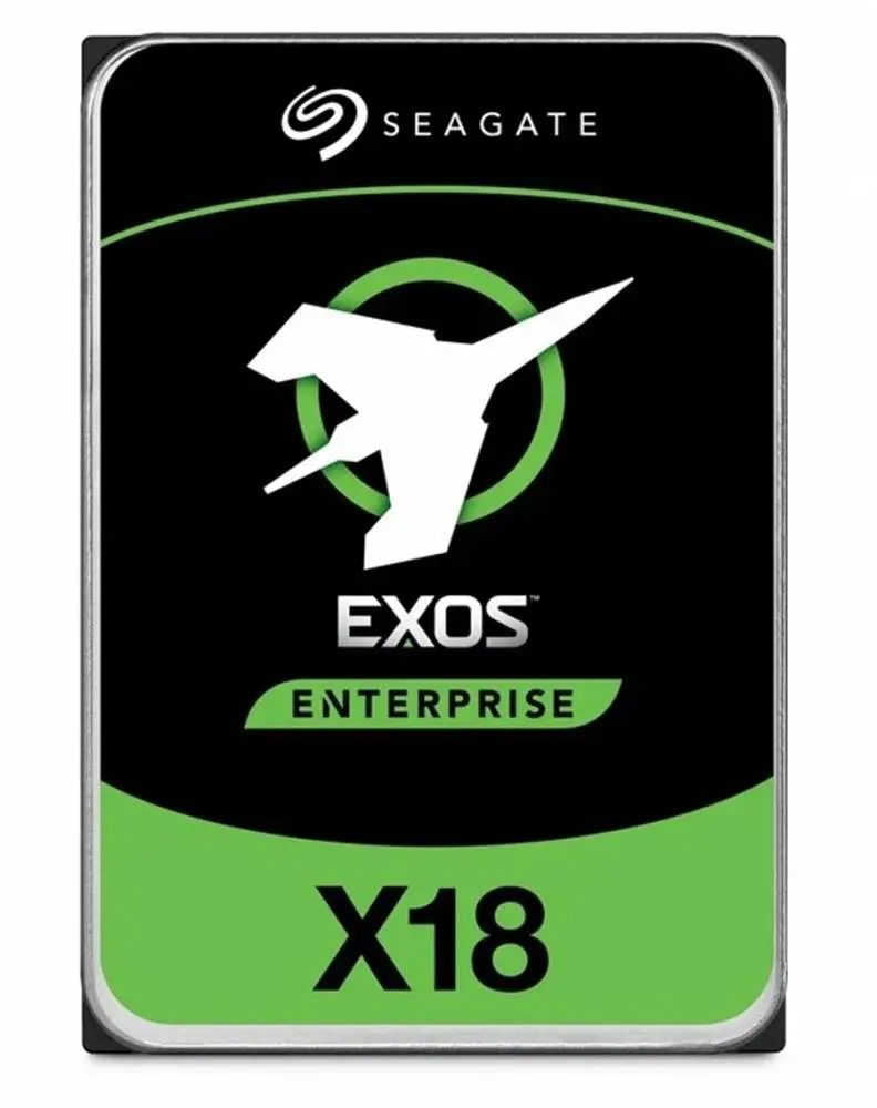 Твърд диск Seagate Exos X18 16TB 3.5" SAS 12Gb/s 7200RPM 256MB 512e/4KN BLK - ST16000NM004J