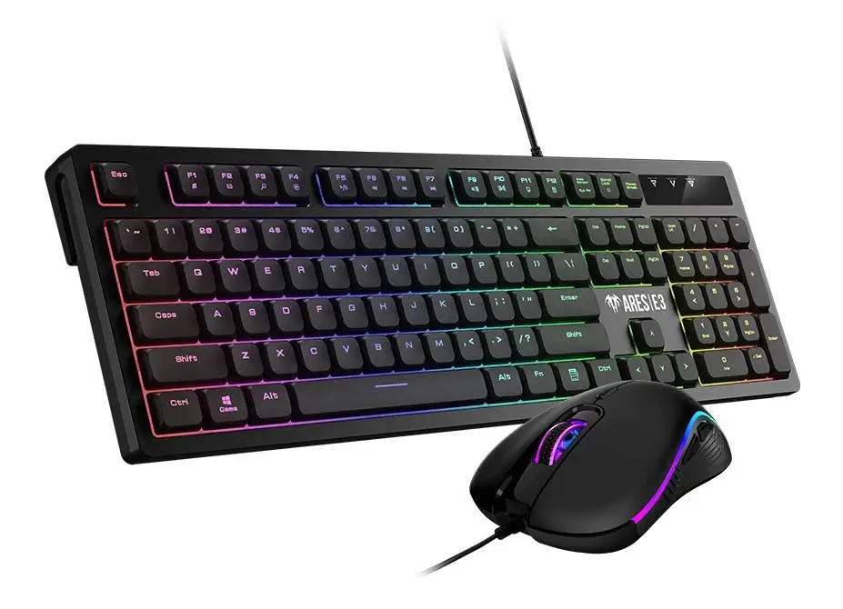 Геймръски комплект Gamdias ARES E3 COMBO 2-in-1 Keyboard, Mouse