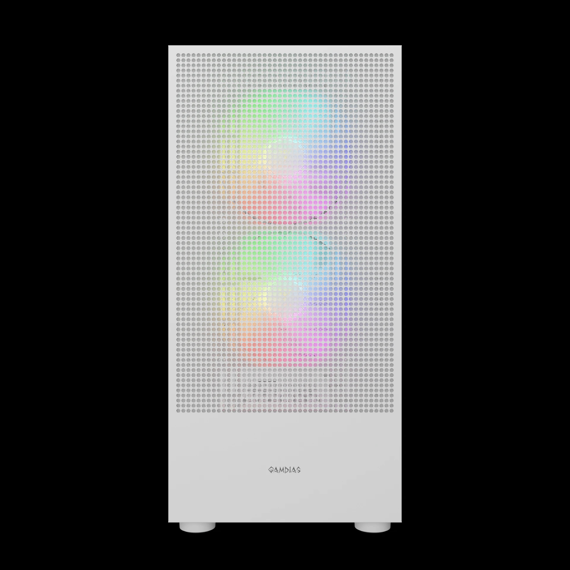Кутия Gamdias TALOS E3 MESH ELITE White Case EATX aRGB Tempered Glass