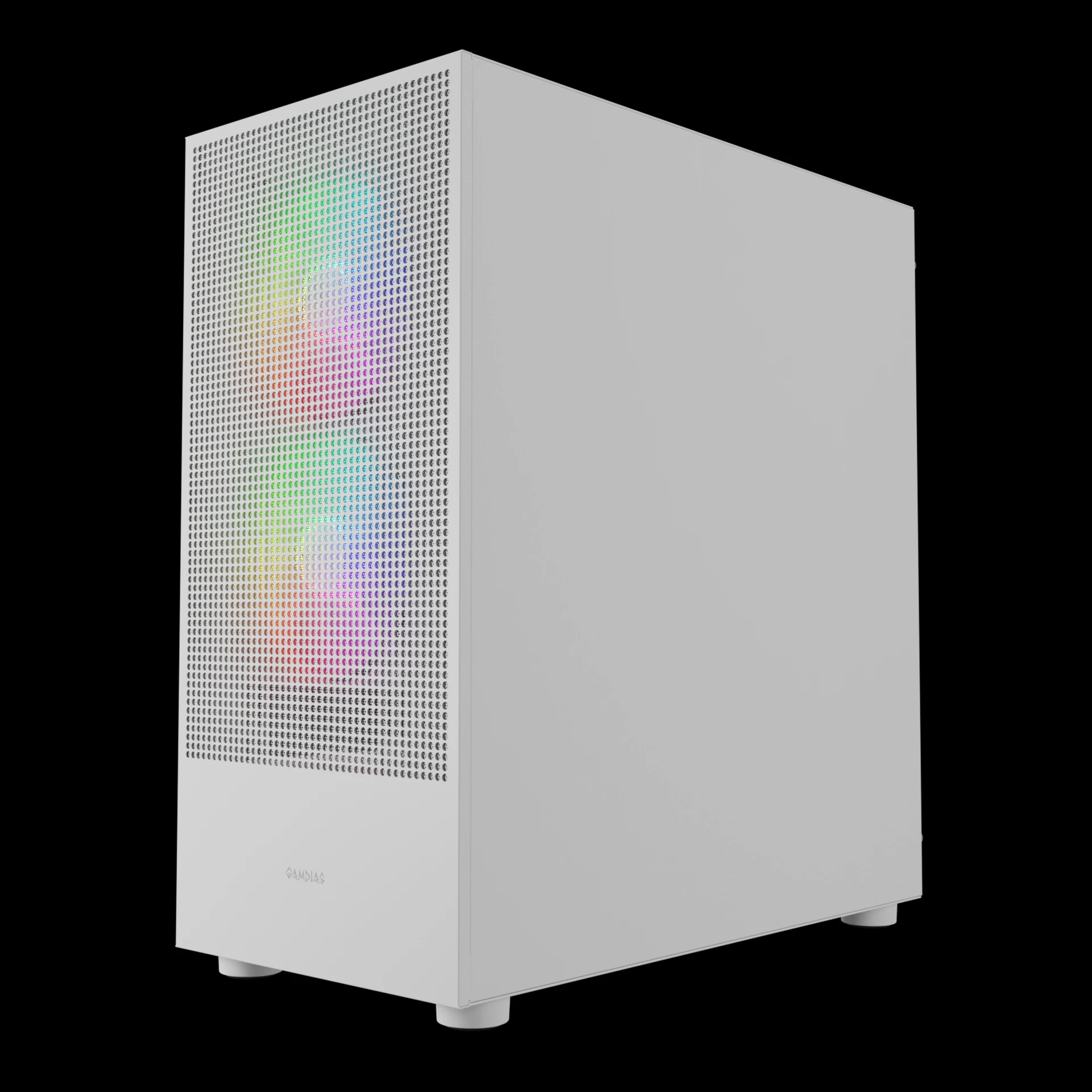 Кутия Gamdias TALOS E3 MESH ELITE White Case EATX aRGB Tempered Glass