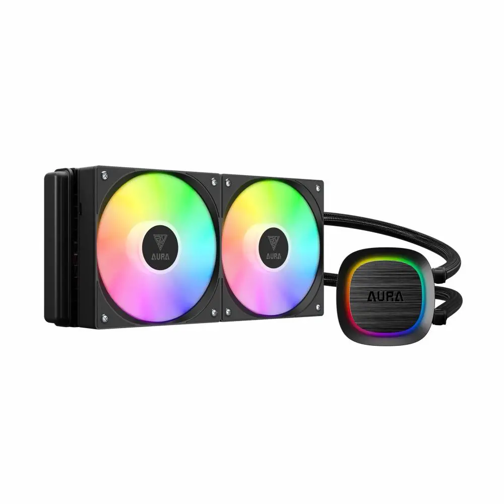 Водно охлаждане за процесор Gamdias AURA GL240 v2 Water Cooling 240mm aRGB