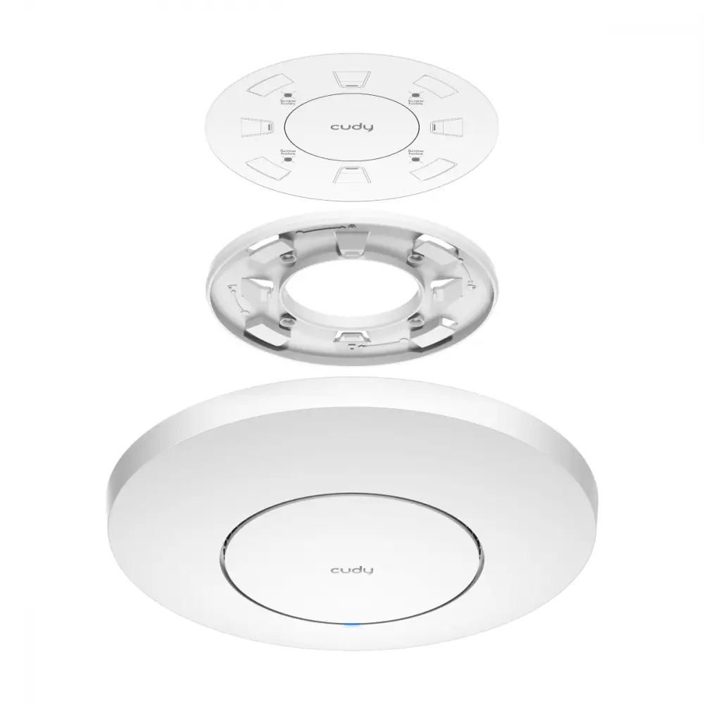 Access Point Cudy AP3000, AX3000, 2.4/5 GHz, 571 - 2402 Mbps, 1&times; 2.5 Gbps, PoE Adapter
