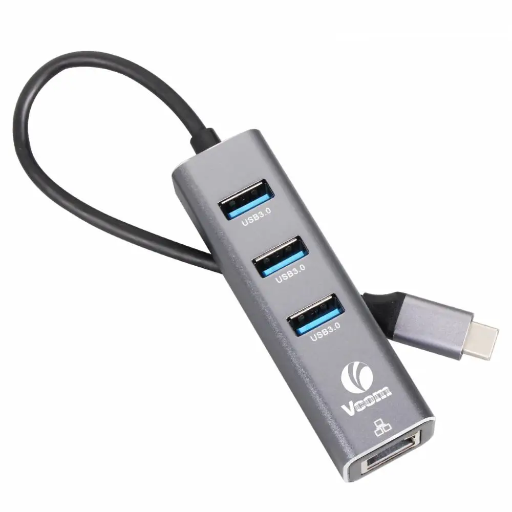 VCom docking station Docking USB Type-C to USB3.0 x 3 + LAN - DH311B