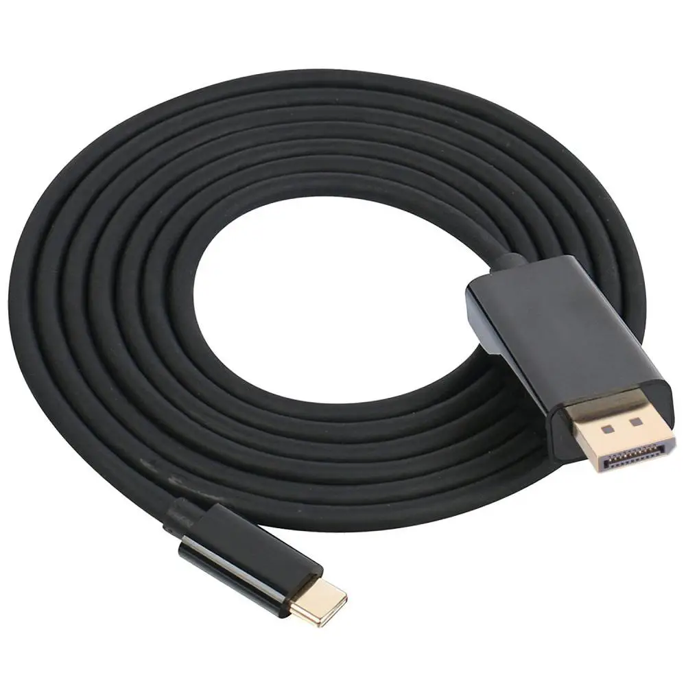 VCom câble Type-C to DisplayPort - 8K Noir - CU422C-1.8m