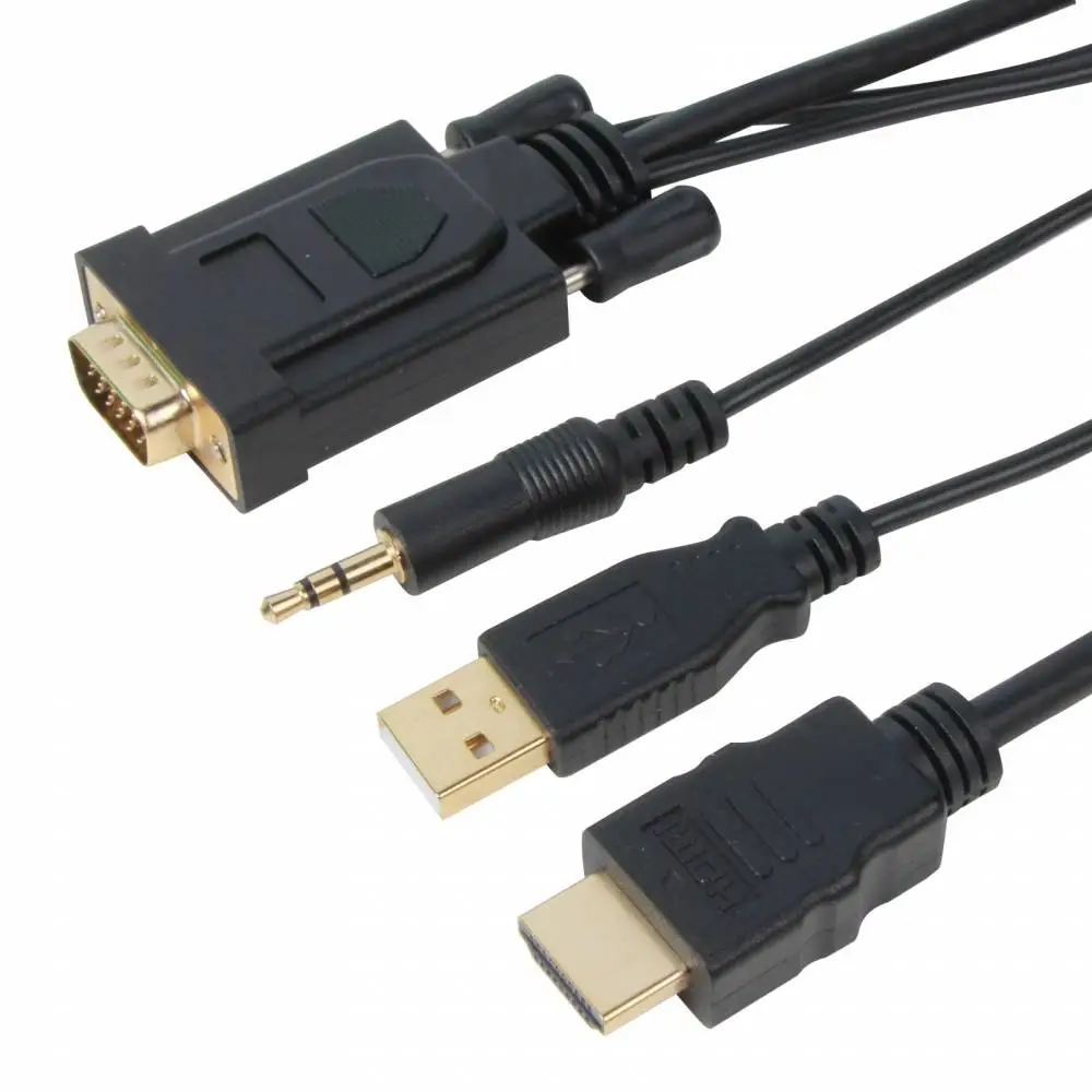 VCom Kabel HDMI M / VGA M - CG598A-1.8m