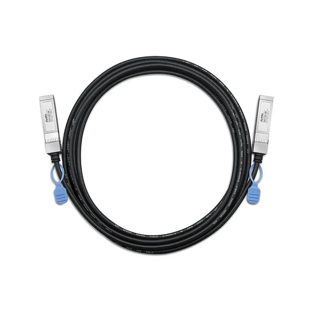 Cable óptico Zyxel DAC10G-3M SFP+ a SFP+, 3 m