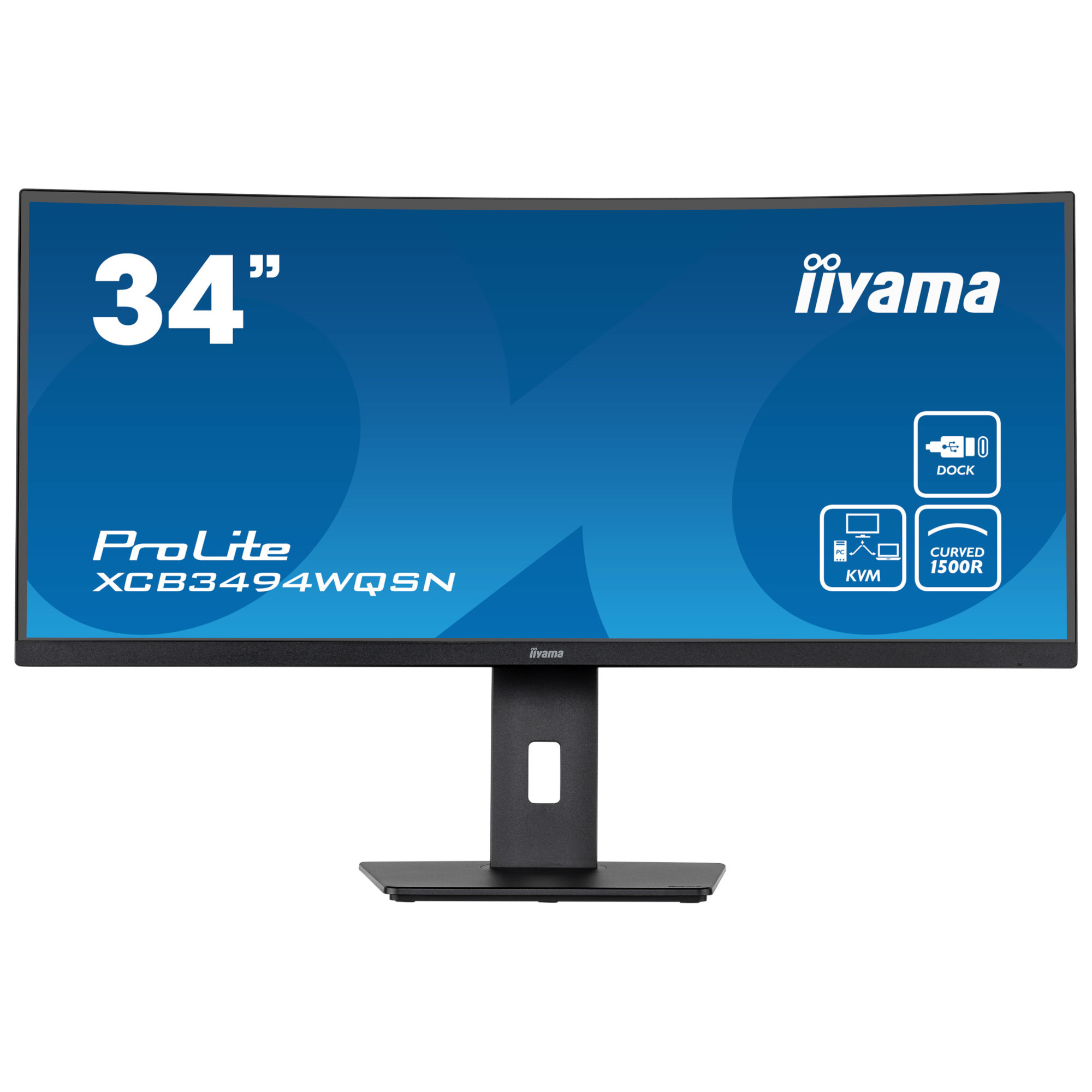 Монитор IIYAMA XCB3494WQSN-B5 34", VA, WQHD 3440x1440, 120Hz, 0.4ms, HDMI, DP, USB3.0