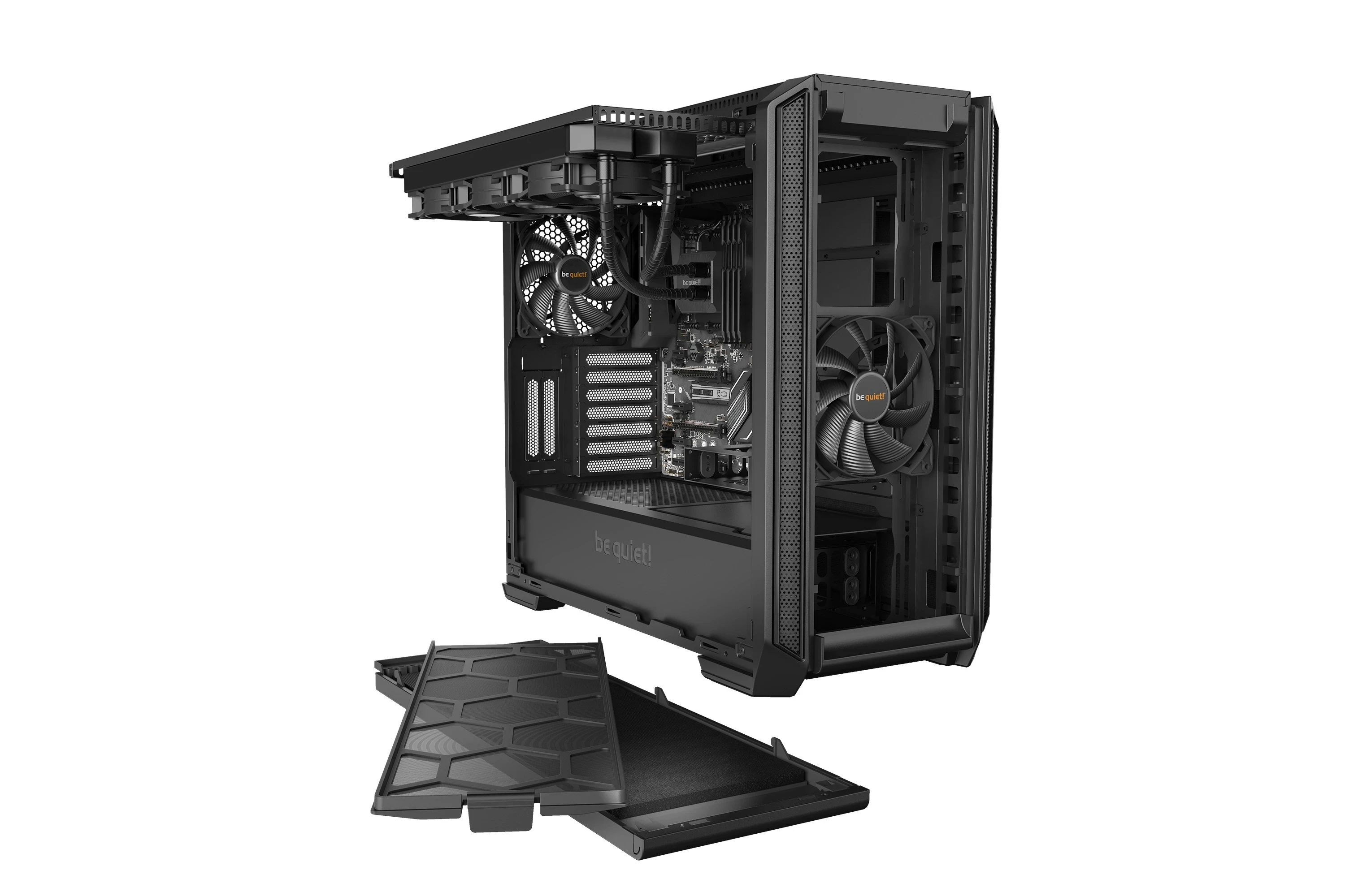 Кутия be quiet! Silent Base 601 Window Black Case EATX - BGW26
