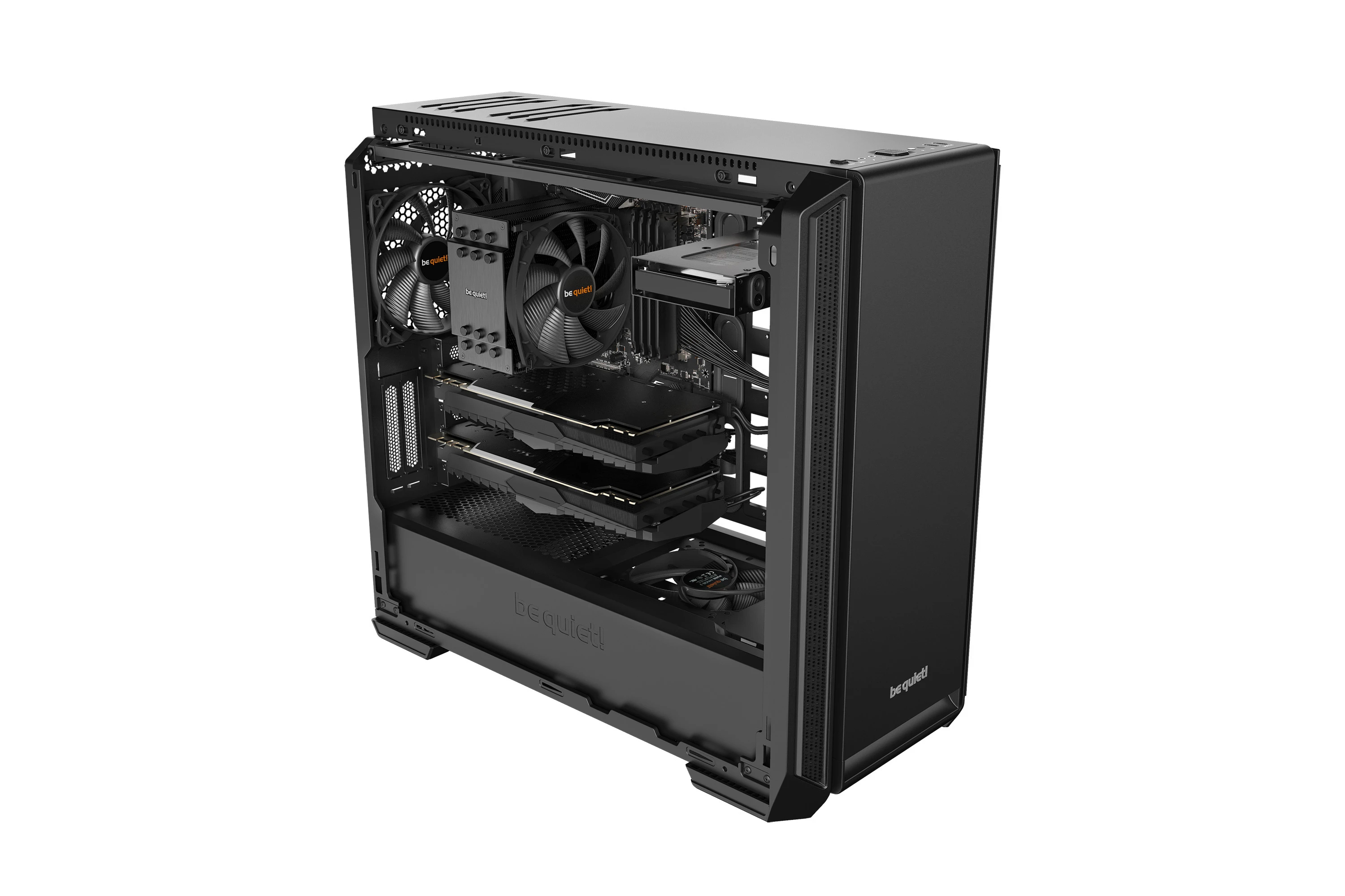 Кутия be quiet! Silent Base 601 Black Case EATX - BG026