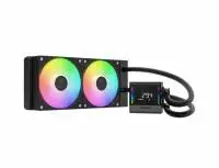 Водно охлаждане за процесор Gamdias Chione E4-240 Water Cooling LCD Screen A-RGB