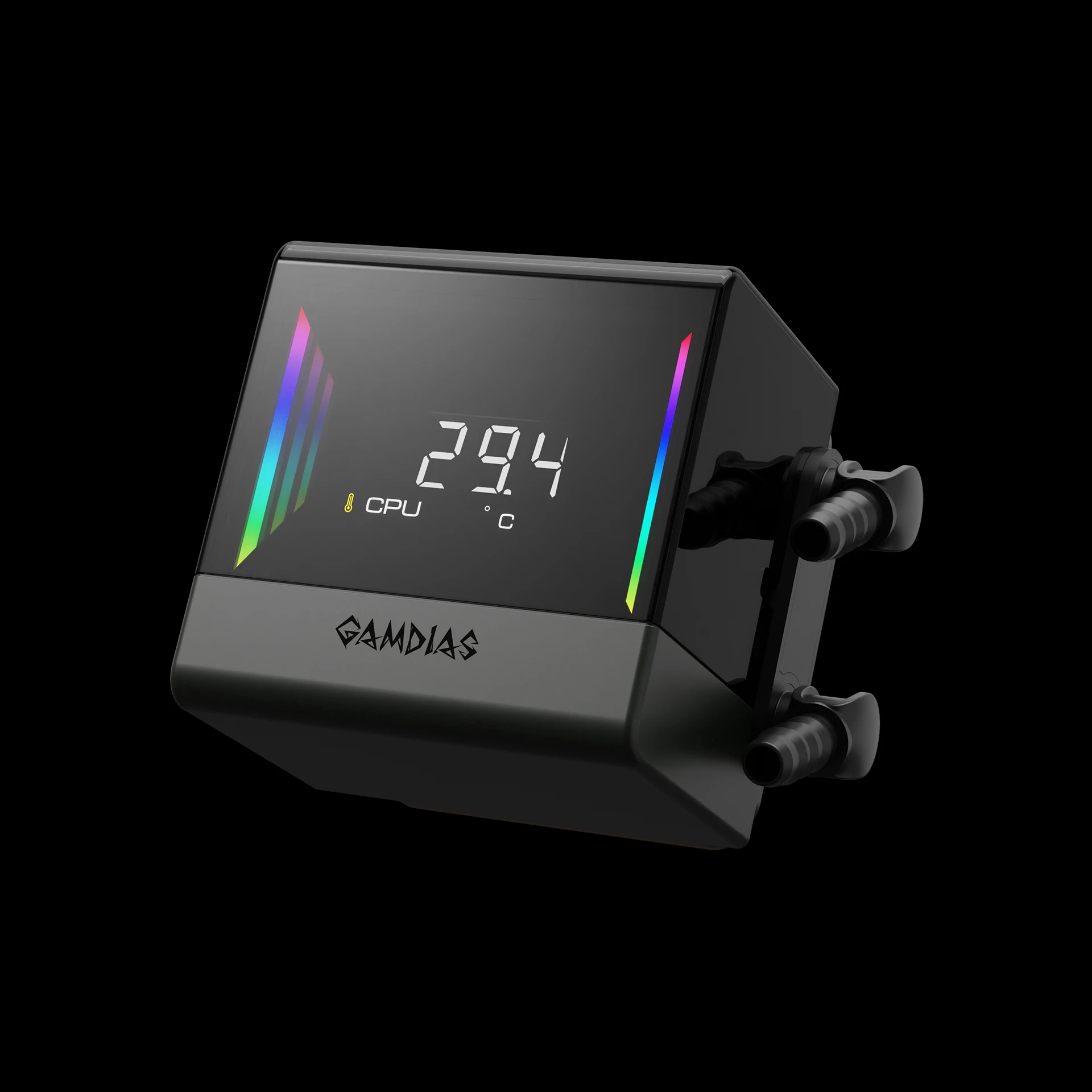 Водно охлаждане за процесор Gamdias Chione E4-240 Water Cooling LCD Screen A-RGB