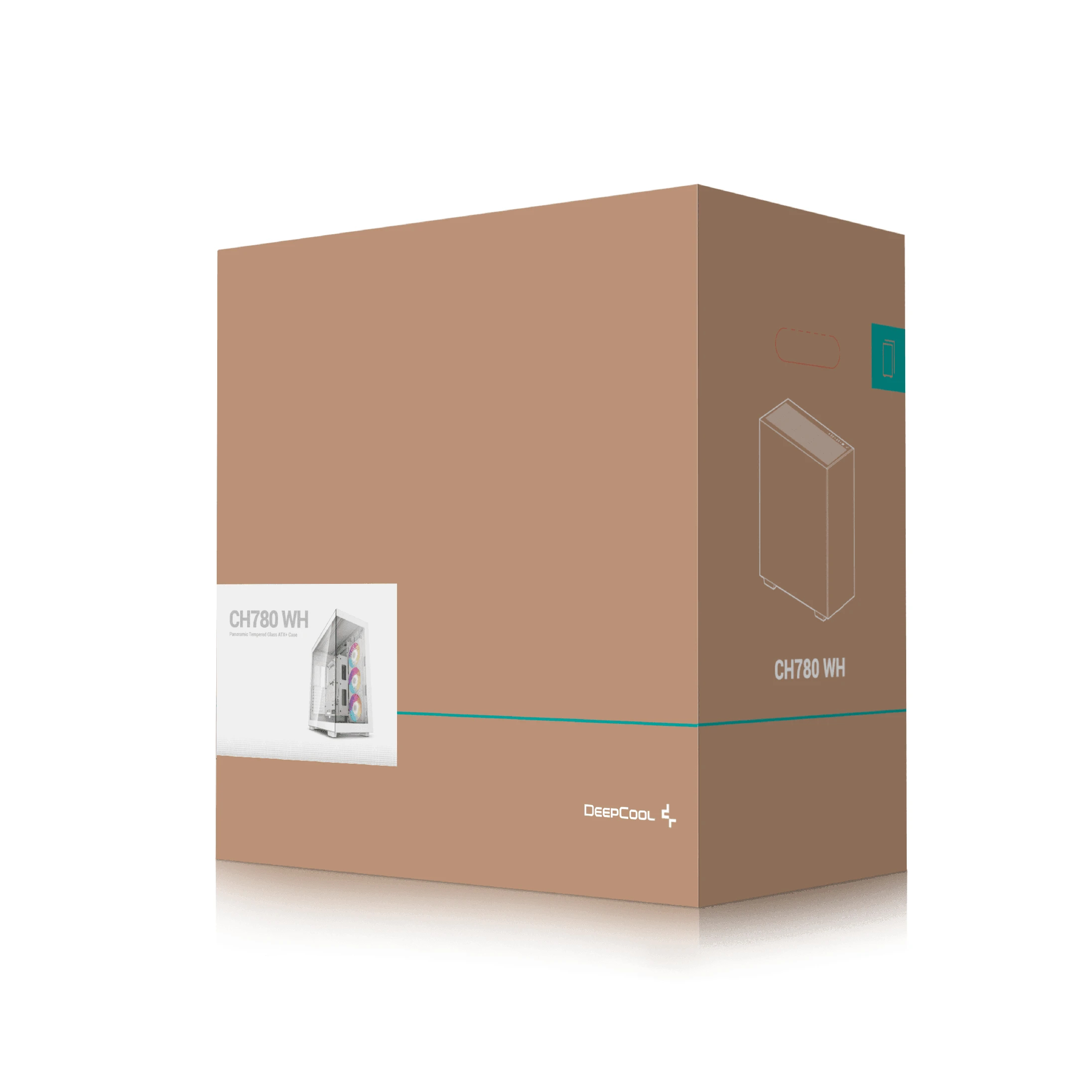 Кутия DeepCool CH780 WH Dual-Chamber Case E-ATX