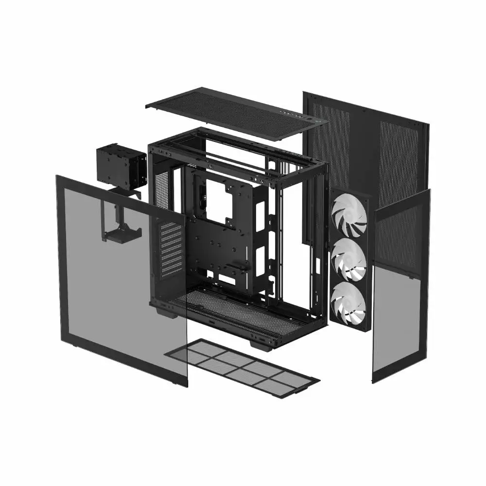 Кутия DeepCool CH780 Dual-Chamber Case E-ATX