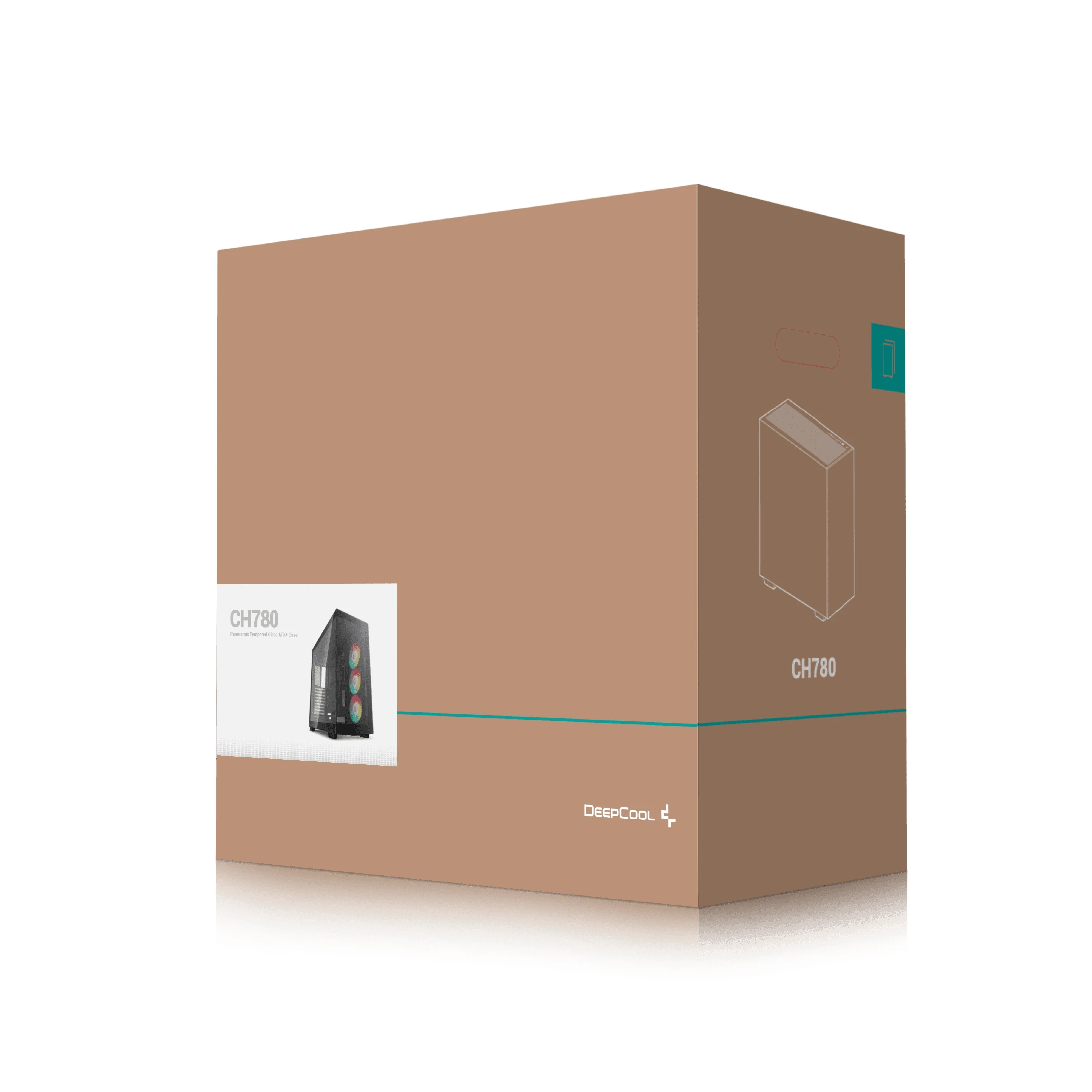 Кутия DeepCool CH780 Dual-Chamber Case E-ATX