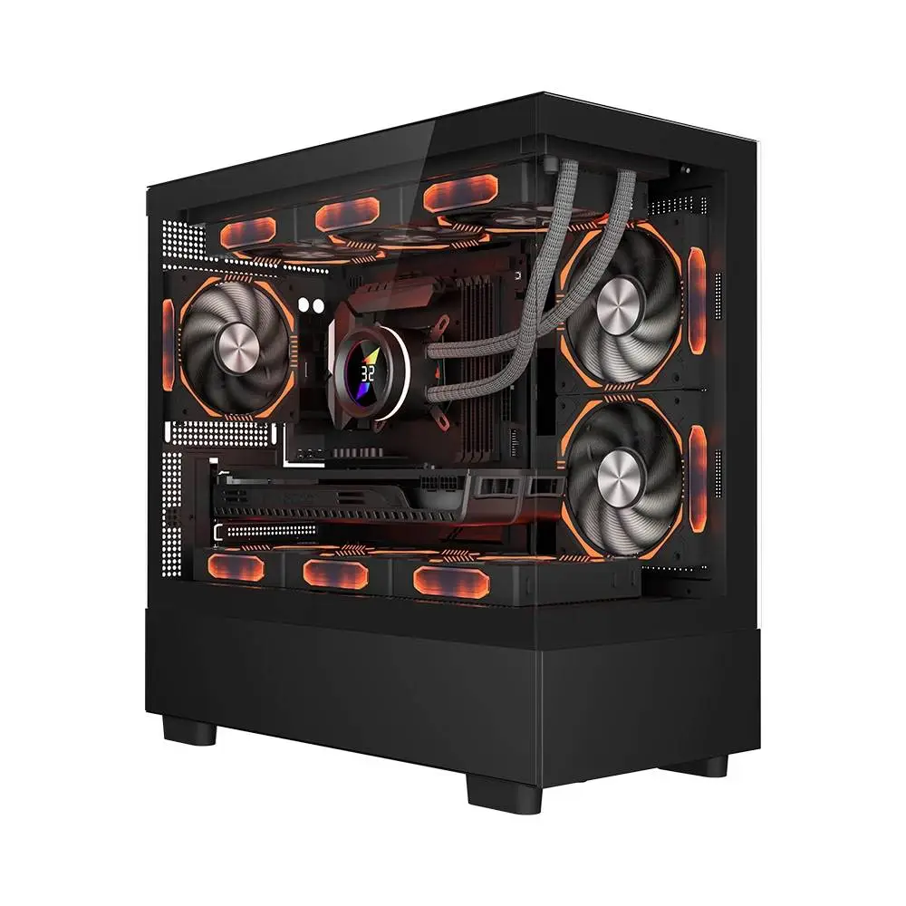 Кутия 1stPlayer MIKU Mi5 Black Case mATX