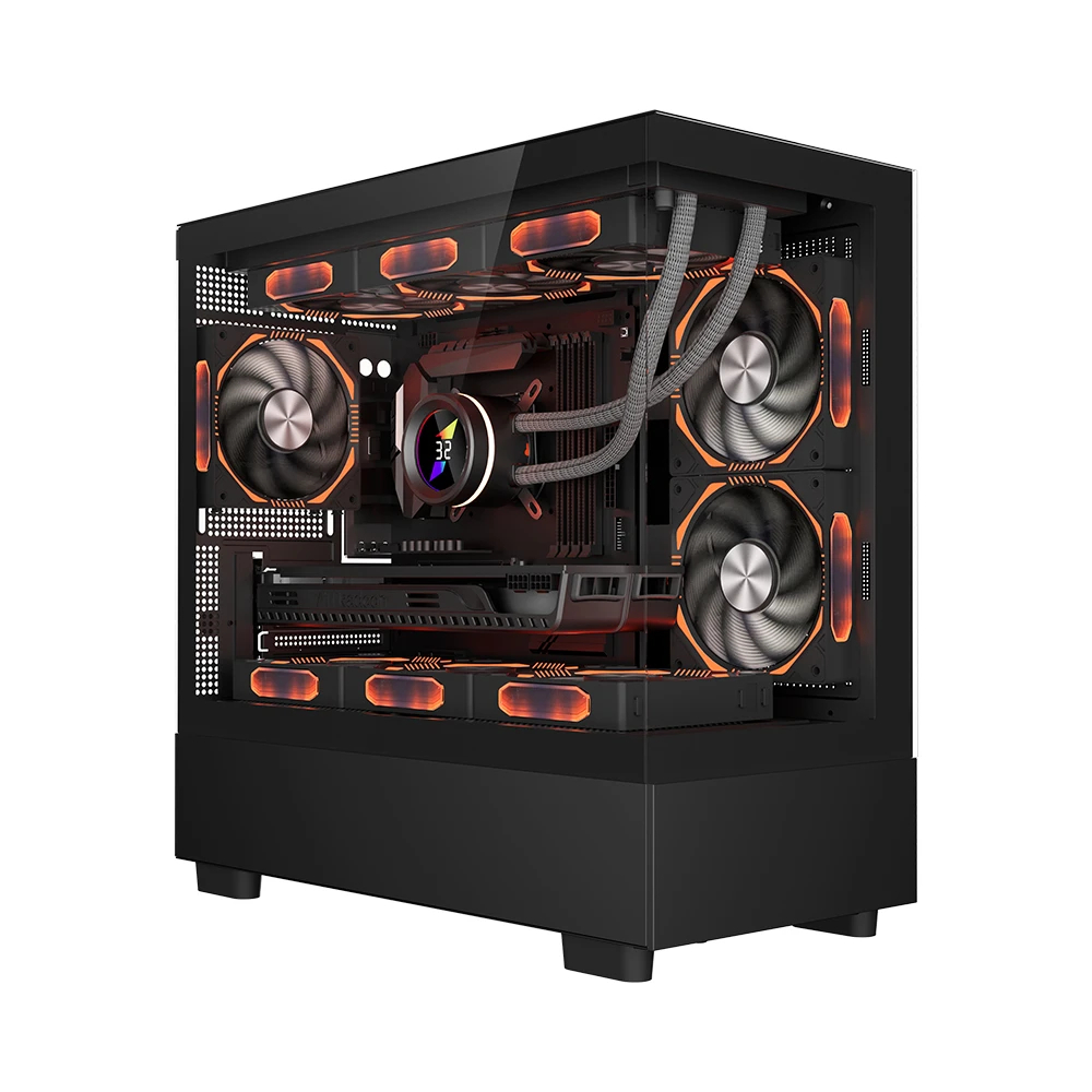 Кутия 1stPlayer MIKU Mi5 Black Case mATX