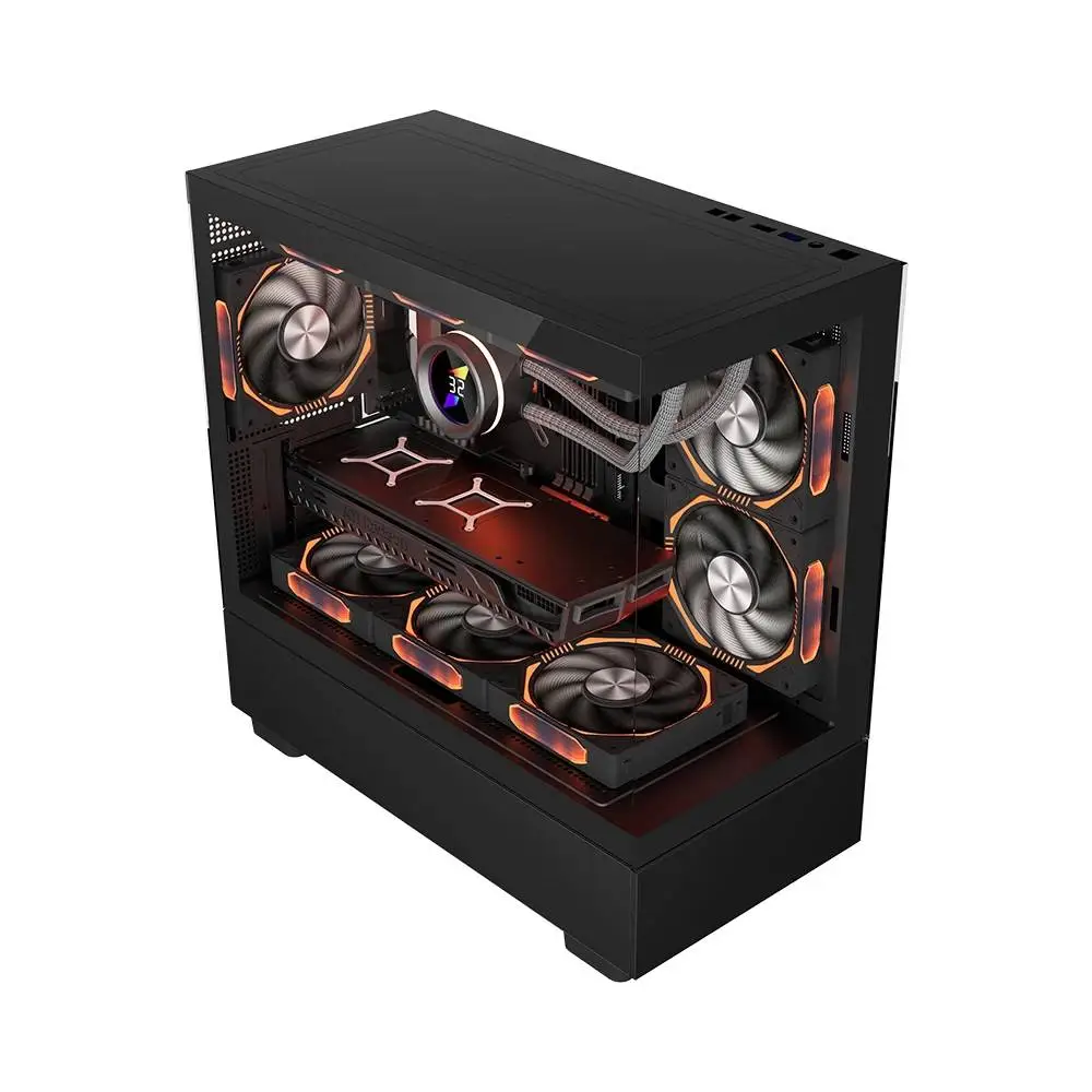 Кутия 1stPlayer MIKU Mi5 Black Case mATX