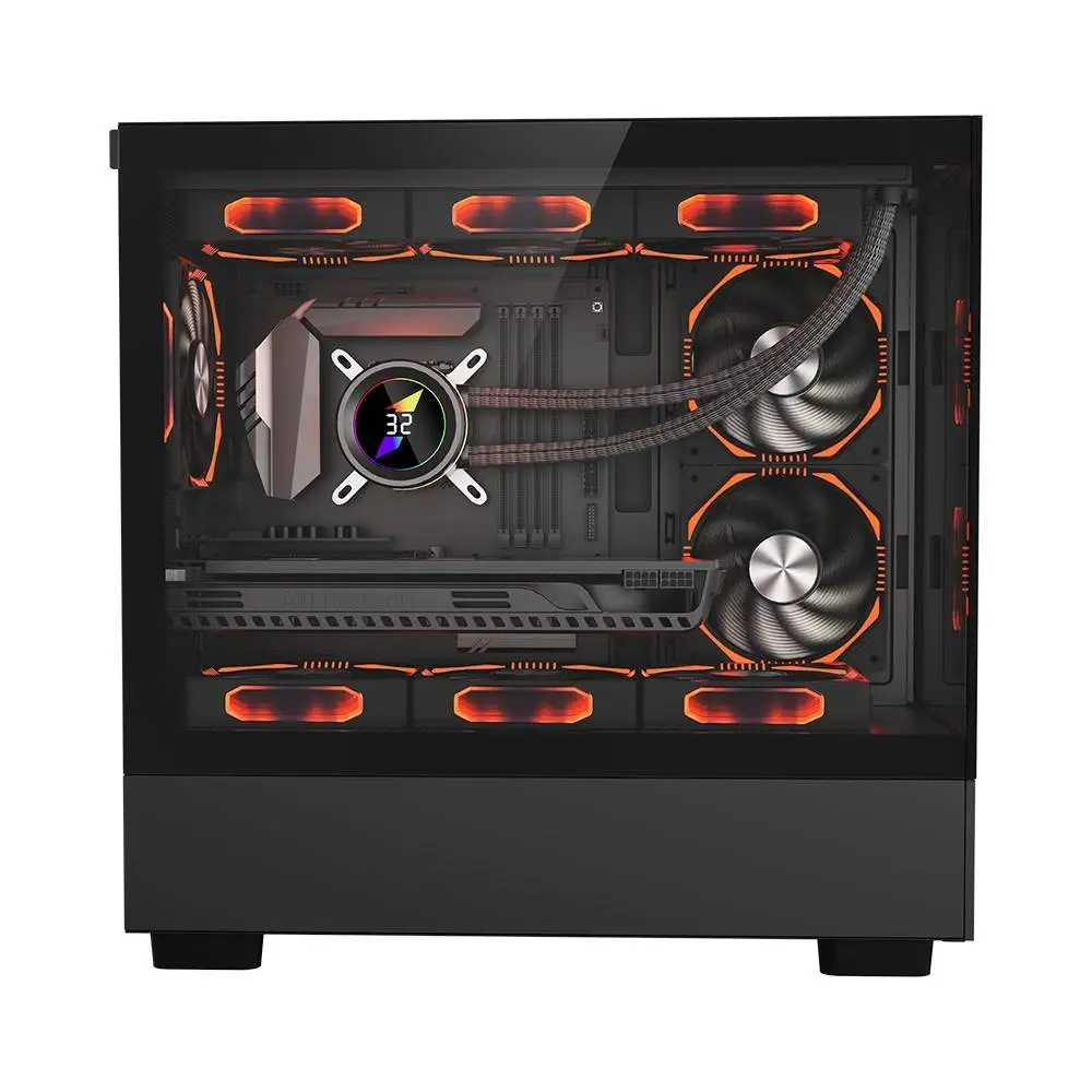 Кутия 1stPlayer MIKU Mi5 Black Case mATX