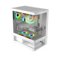 Кутия 1stPlayer MIKU Mi7-A White Case ATX Reversed fans included