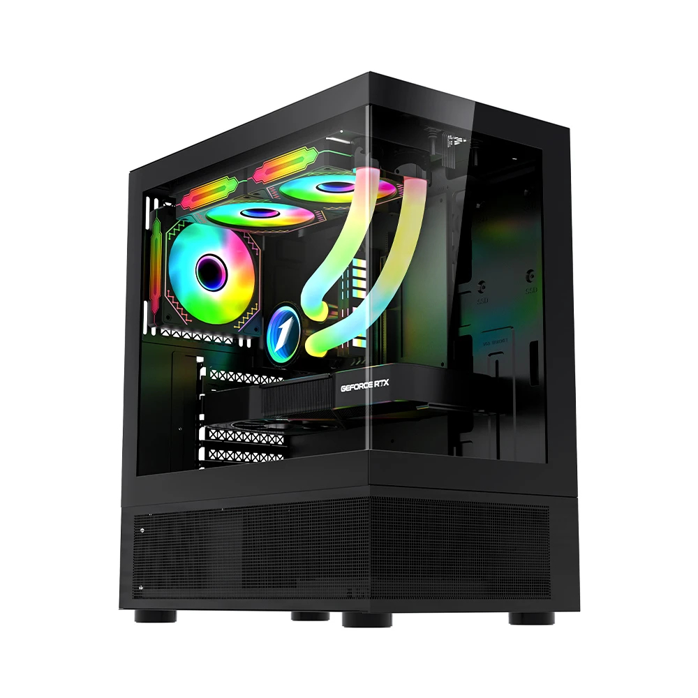 Кутия 1stPlayer MIKU Mi7-A Black Case ATX Reversed fans included