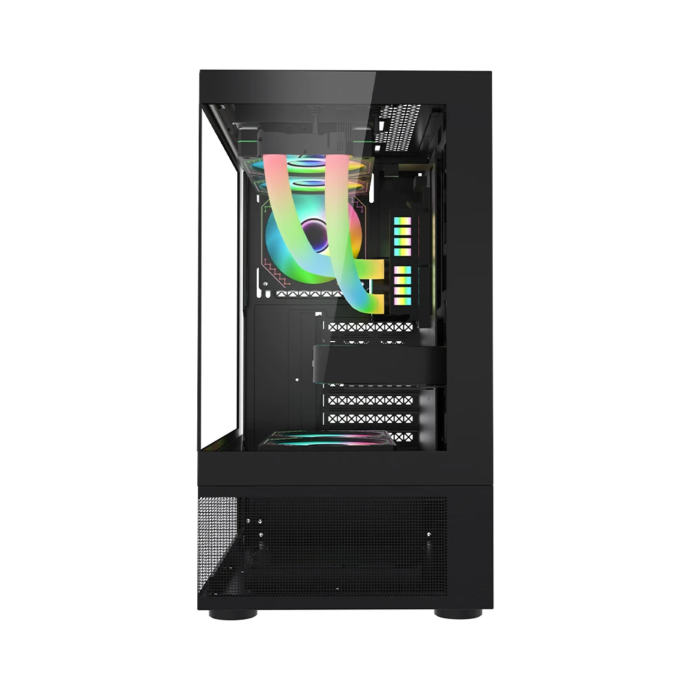 Кутия 1stPlayer MIKU Mi7-A Black Case ATX Reversed fans included