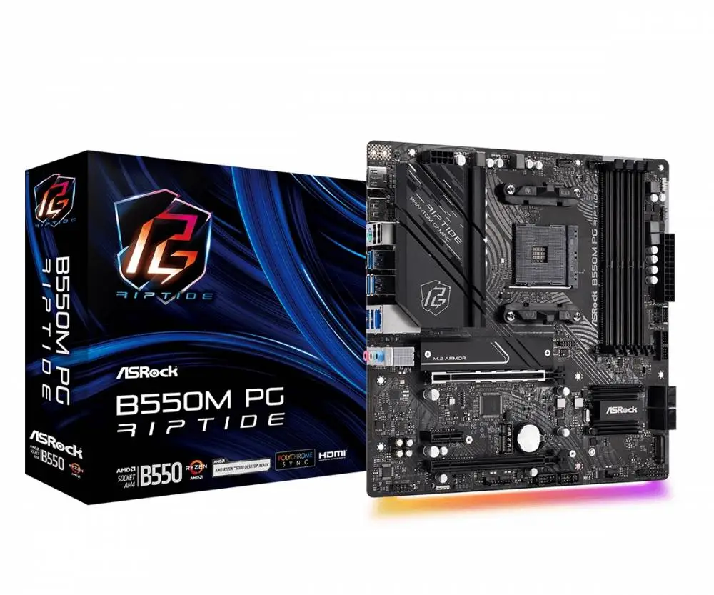 Дънна платка Asrock B550M PG RIPTIDE AM4
