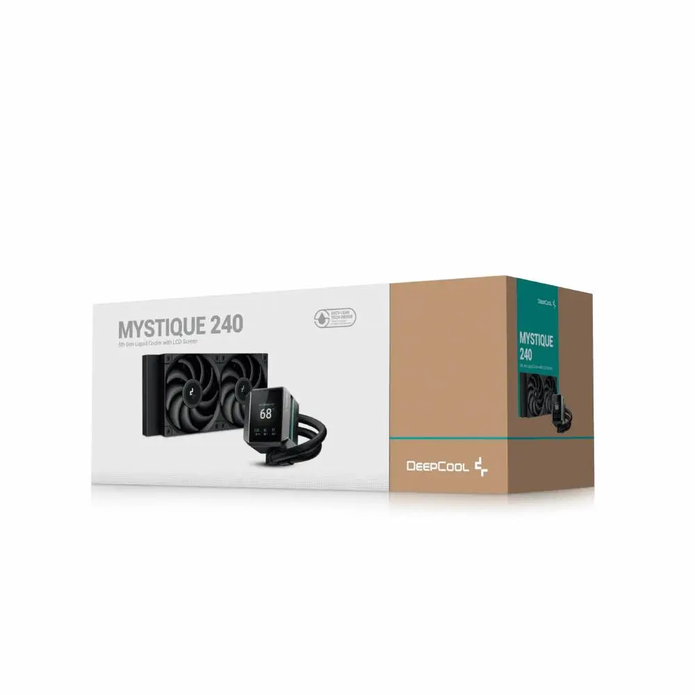 Водно охлаждане за охлаждане DeepCool MYSTIQUE 240 Water Cooling LCD Screen A-RGB