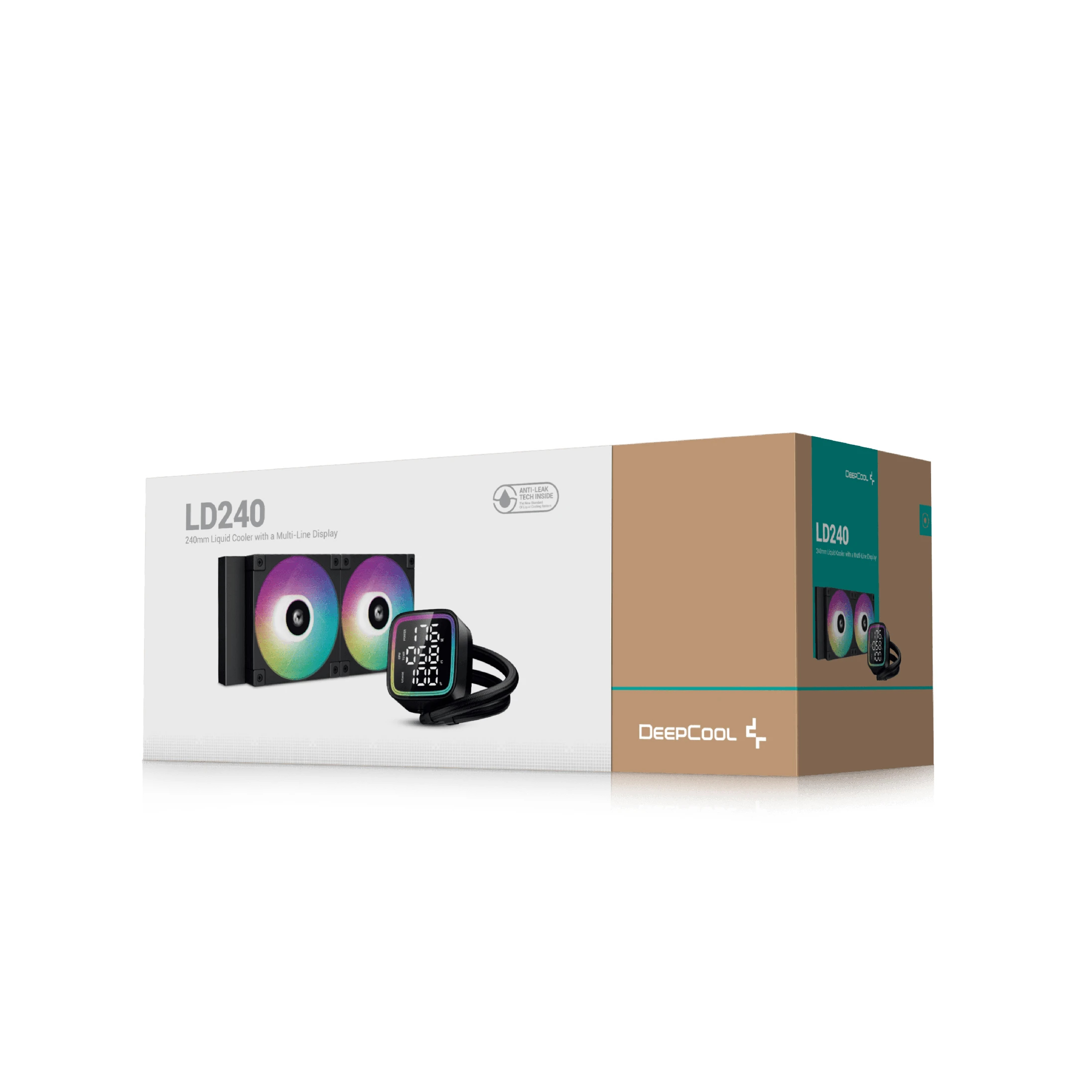 Водно охлаждане за процесор DeepCool LD240 Water Cooling LCD Screen A-RGB