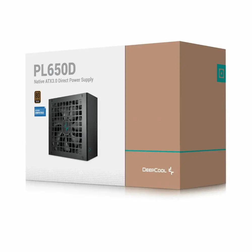 Захранване DeepCool PL650-D PSU ATX 3.0 650W 80 Plus Bronze PSU