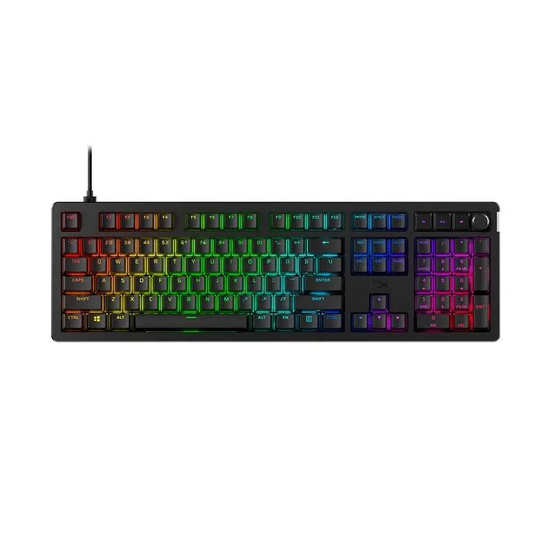 Πληκτρολόγιο παιχνιδιών HyperX Alloy Rise - Ultra-customizable, Hot-Swappable, Linear Switch, Ful-Size