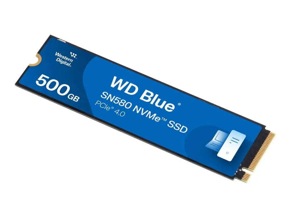 Диск SSD WD Blue SN580 NVMe 500GB M.2 2280 PCIe Gen4 - WDS500G3B0E