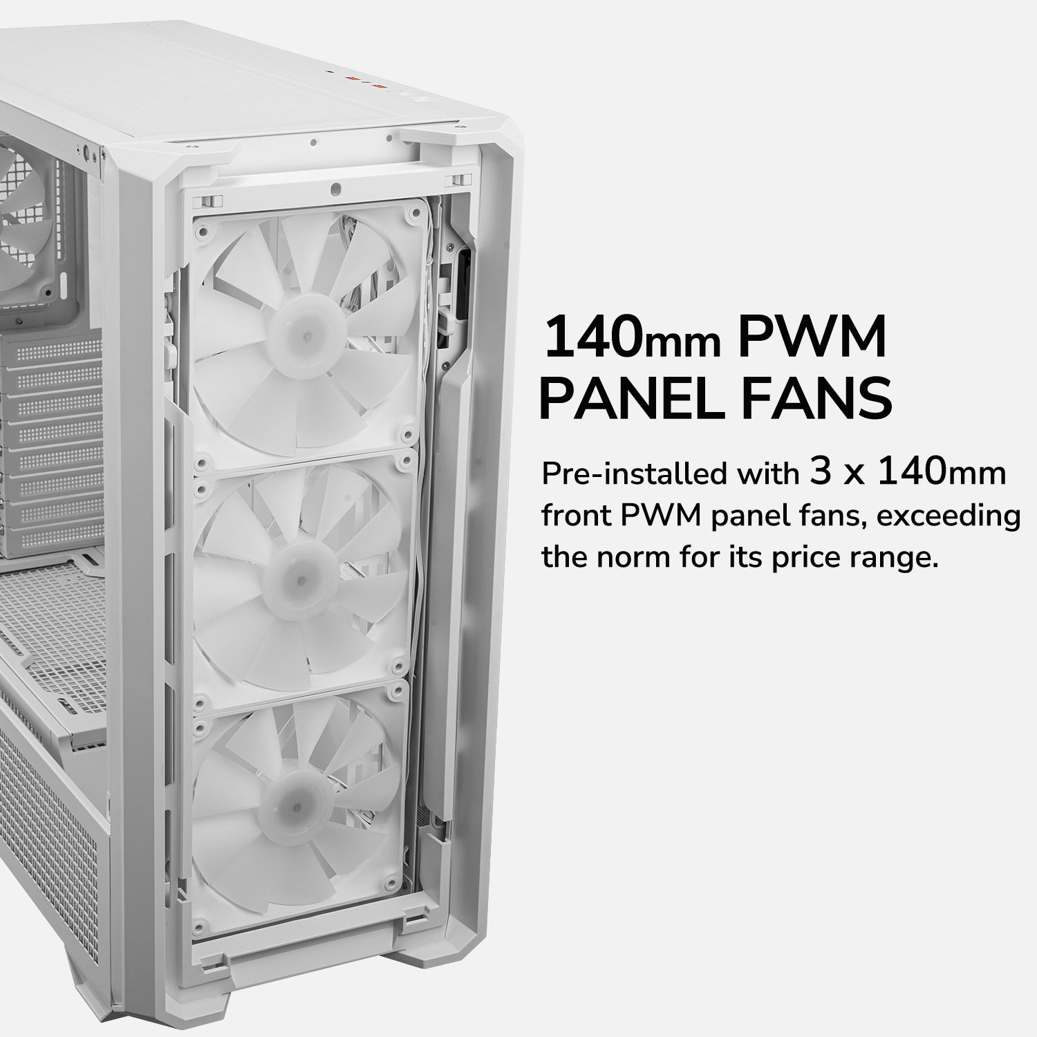 Кутия COUGAR MX600 RGB White - CG3857C900002