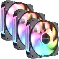 Вентиалтори Cougar APOLAR 120 ARGB Black (3 fan package) - CG3MAPR12A30001
