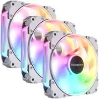 Вентиалтори Cougar APOLAR 120 ARGB White (3 fan package) - CG3MAPR12A30002