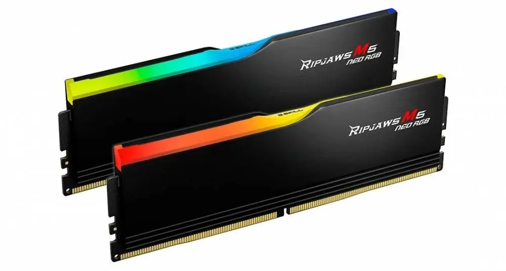 Μνήμη G.SKILL Ripjaws M5 Neo RGB Black 32GB (2x16GB) DDR5 6000MHz CL36 EXPO - GSKILL-F5-6000J36-RM5NRK