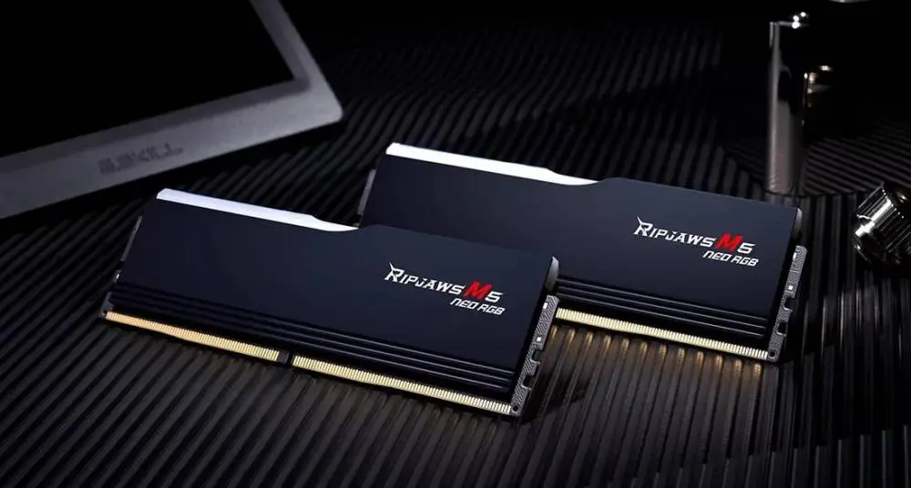 Μνήμη G.SKILL Ripjaws M5 Neo RGB Black 32GB (2x16GB) DDR5 6000MHz CL36 EXPO - GSKILL-F5-6000J36-RM5NRK