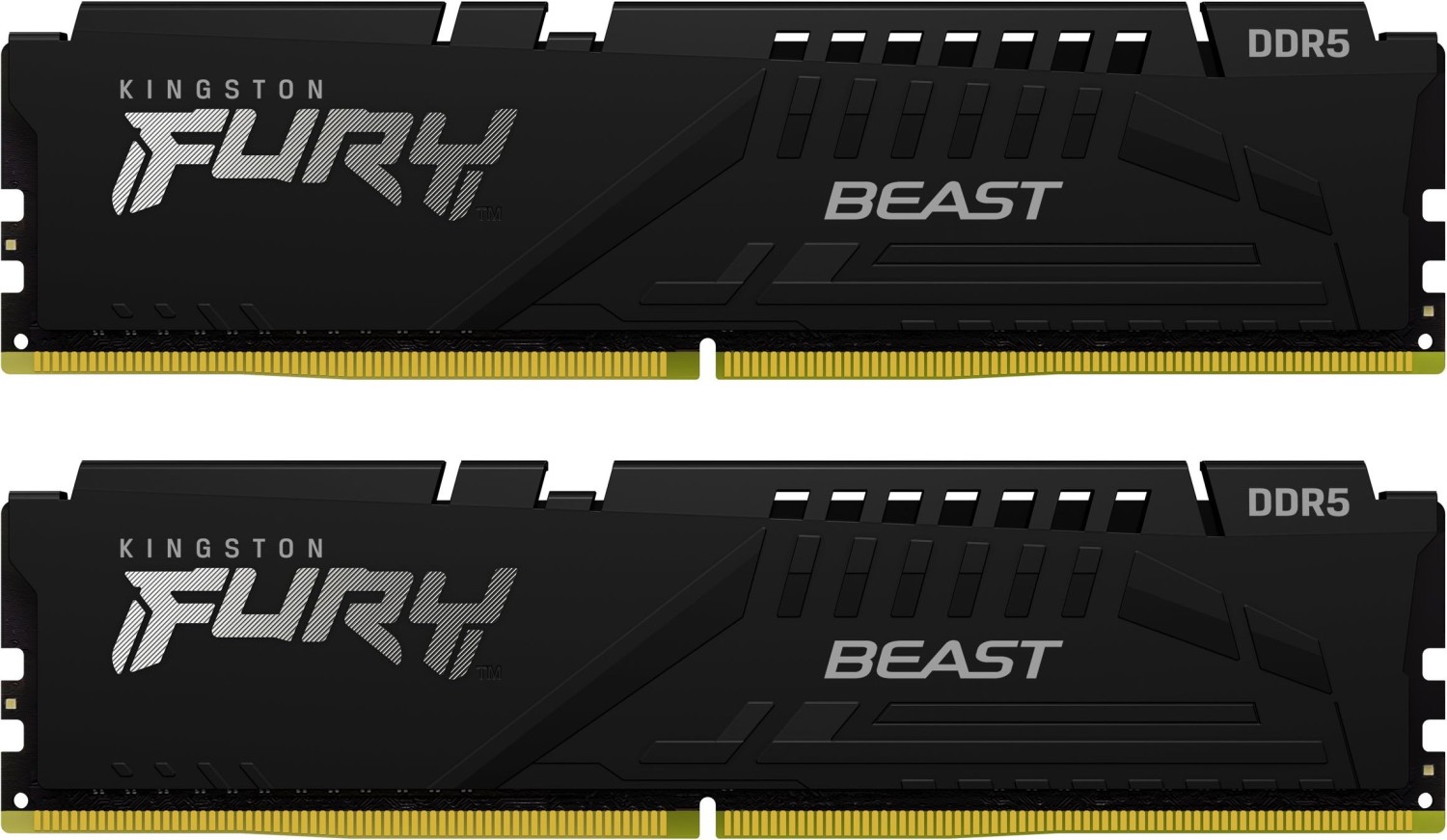 Памет Kingston FURY Beast Black 32GB (2x16GB) DDR5 6000MHz CL36 - KF560C36BBE2K2-32