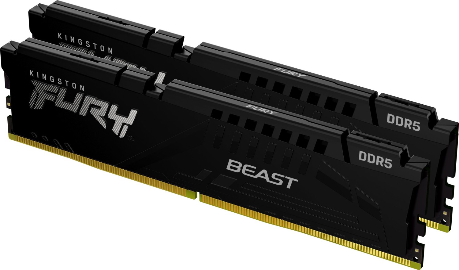 Памет Kingston FURY Beast Black 32GB (2x16GB) DDR5 6000MHz CL36 - KF560C36BBE2K2-32