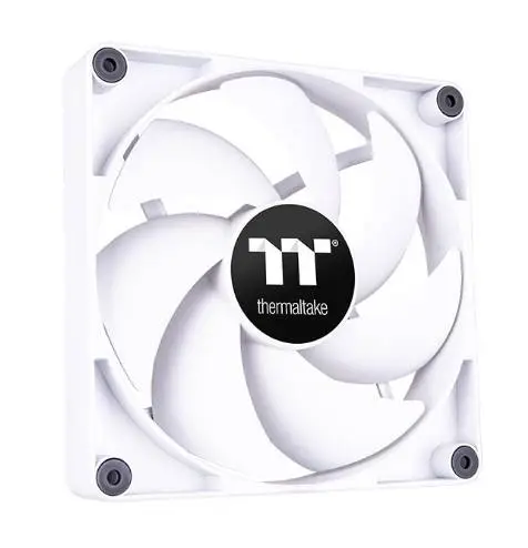 Вентиалтори Thermaltake CT120 PC Cooling Fan 2 Pack 120mm White - CL-F151-PL12WT-A