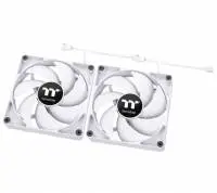 Вентиалтори Thermaltake CT120 PC Cooling Fan 2 Pack 120mm White - CL-F151-PL12WT-A