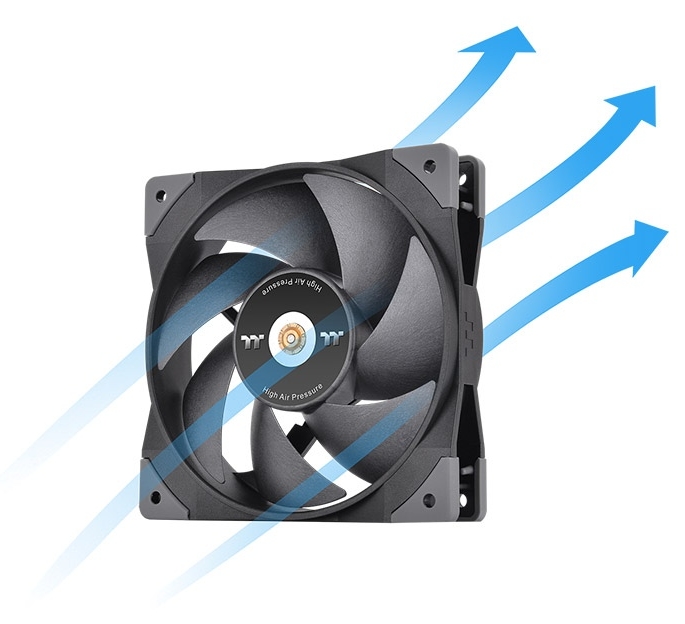 Вентилатор Thermaltake SWAFAN GT12 PC Cooling Fan TT Premium Edition 1 Pack - CL-F155-PL12BL-A 