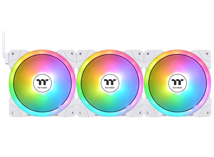 Вентилатори Thermaltake SWAFAN EX12 ARGB TT Premium Edition 3 Fan Pack White - CL-F169-PL12SW-A