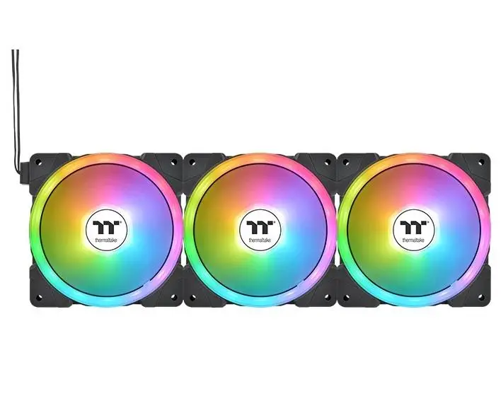 Вентилатори Thermaltake SWAFAN EX12 ARGB TT Premium Edition 3 Fan Pack Black - CL-F167-PL12SW-A